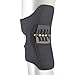Produktbild FGASAD Knie-Booster, Tibial-Booster mit Sprungfeder, Knieschützer, Knieschützer, Knieschützer, Sehnenbandpolster für Arthritis, Sehnenscheidenentzündung, Black 1 Pcs, 1 Stück