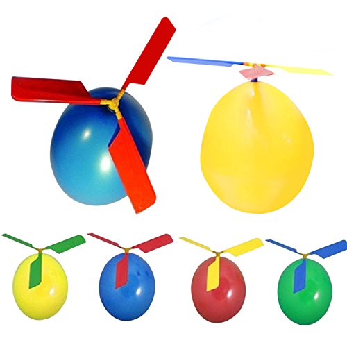 Cheap4uk Balloon Helicopter Indoor Outdoor Toy Party Bag Filler Pack of 8