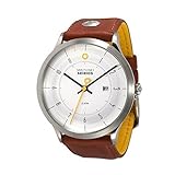 Daye/Turner Herren Uhr Analog Quarz mit Leder Armband DT-76HD12SL-33LB