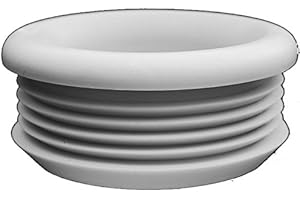 STEDO EURO-WC-VERBINDER, GUMMI, WEIß