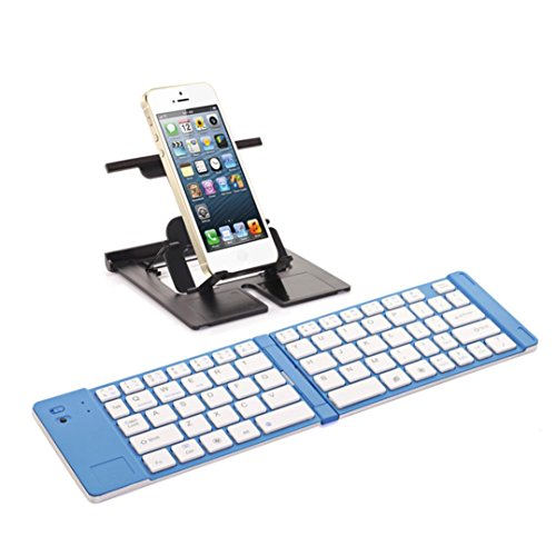 Preisvergleich Produktbild Kaiki Portable Foldable Folding Wireless Bluetooth Tastatur Reise Stand