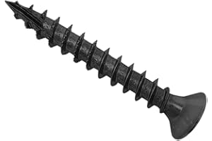 Forgefix,Spectre™ PZ Compatible Advance Multi-purpose Wood Screw 5.0 x 40mm Box 200, black coated finish for excellent resistance to corrosion