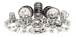 Kitchen Pro Stainless Steel Dinner Set Of 61 Pcs