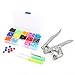 Produktbild HEEPDD 360 Stücke 24 Farbe Knöpfe Metall Snap Hohl Zinke Druckknopfverschluss Knöpfe Druckknöpfe Kit Tool mit Verschluss Zangen und Box für Kinderkleidung Jacken Jeans Trägt Armbänder Taschen