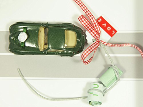 Geldgeschenk Verpackung für Hochzeit: Auto(bahn) rot, Hochzeitsgeschenk Geld schenken verschenken - 2