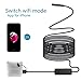 Produktbild HUAXING Drahtloses Endoskop, HD1080P IP68 Wasserdicht Endoscope Inspektion Camera WiFi Borescope Semi-starr mit Suction Cup für iPhone/IOS/Android/Windows,1m
