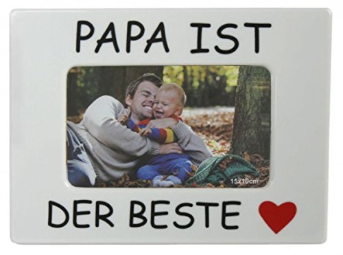 Fotorahmen Bilderrahmen Papa ist der Beste zum Danke sagen Geschenk zum Vatertag Geburtstag Geschenkidee für jeden Anlass