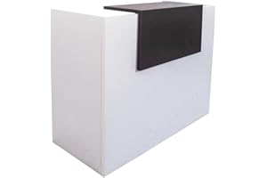 GENÉRICO OFILIKE. Mostrador Basic. Ideal para Oficina. y Recepción Fácil Montaje. (Gris Grafito) (120cm Ancho)