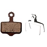Ashima Semi-Metal Pads-Sram Level/Bd/X0/Xx/Avid Elixir Disc Brake, Black, One Size