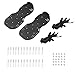 Produktbild Heaviesk 2pcs / set Epoxid-Bodenfarbe Spikes Schuhe Garten Rasen Schuh Belüftung Garten Rasen Pflege Werkzeug Sandalen mit 3 verstellbaren Trägern