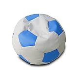 mipuf baloncesto Doble cremallera de seguridad Pufmania - Puff Pelota S Blanco-Azul