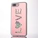 Produktbild iPhone 7 Plus Hülle, Chreey [Love] Dynamisch Flüssig Treibsand Glitzer Pailletten Transparent Handyhülle Kristall Schutzhülle Hart Schale TPU Silikon Bumper Case Weiche Rand [Rose Gold]