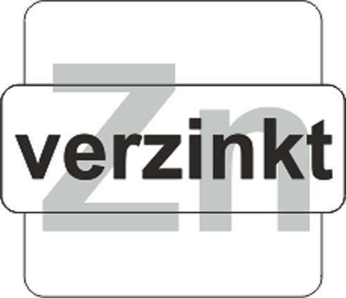 CON:P B30146 Pfostenschrauben 8 x 40 mm, Torx, mit Scheibe, verzinkt, 48 Stück, mit 1 Bit - 2