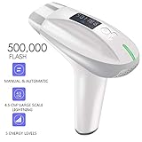 EINFACH ZU BEDIENEN, LICHT ZU HALTEN: Rasieren Sie das Haar, bevor Sie dieses IPL-Gerät verwenden. Keine Batterie erforderlich, stecken Sie einfach das Gerät ein, um mit den Behandlungen zu beginnen, und stellen Sie das Gerät senkrecht zur Haut ein.