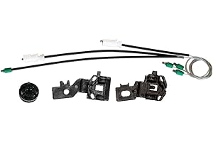 Bossmobil compatible con QASHQAI +2 (J10, JJ10), Delantero derecho, kit de reparación de elevalunas eléctricos