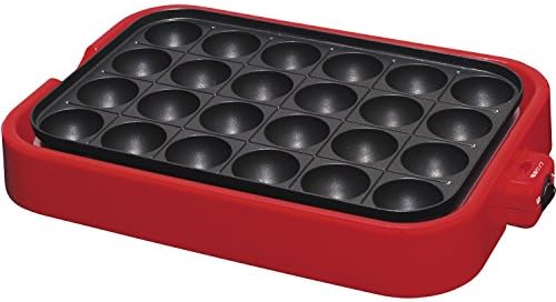 YAMAZEN takoyaki 24 well removable plate type red YOA-240®