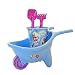 Produktbild Frozen Schubkarre mit Eimergarnitur und Zubehör, ab 18 Monate • Disney Eisprinzessin Kinder Sand Spielzeug Schiebekarre