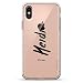 Produktbild Luxendary Air Series Schutzhülle für iPhone XS/X (5,8 Zoll / 14,7 cm), Silikon, 3D-Druck-Design, Luftpolster-Kissen-Stoßdämpfer, Name: Heidi, Handschrift-Stil, farblos