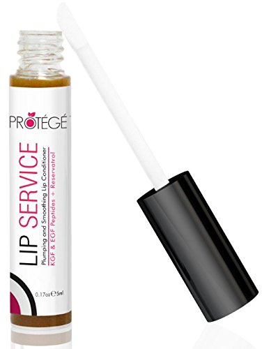 Kollagen Lippen Auffüller - Lip Service - Bringt sofortige Völle der Lippen + Vitamin C + Hyaluronsäure + Reservatol - Anti-Aging Kraftpaket und Auffüller in 1 großartigen Formel