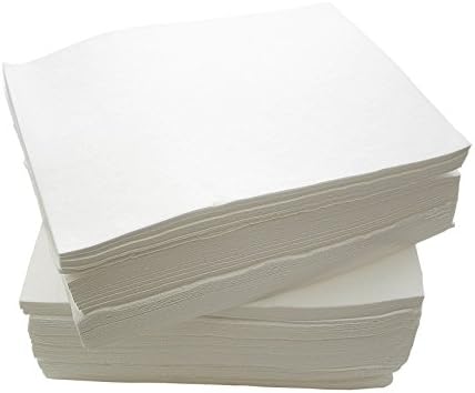 Oil, Petrol, Diesel, Hydrocarbon Spill Absorbent Pads x 50 Absorbent Premium Spill Sheets Absorbs 0.8 Litre 50cm x 40cm