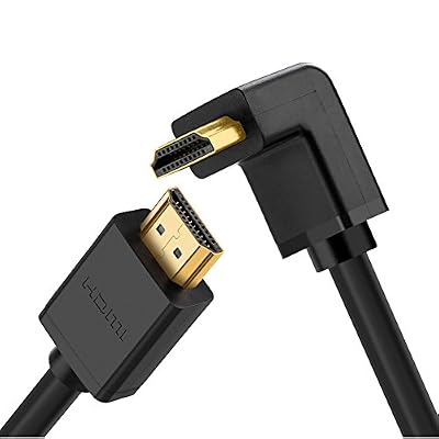 UGREEN Câble HDMI 270 Degré Haute Vitesse Support Ethernet, 3D, 4K et Retour Audio pour HDTV Mural, PS4, PS3, Xbox One, Xbox 360, Boxee, SkyBox, Roku, Lecteur Blu-Ray, HDTV, Ultra TV, TV Box, Télévision 3D, DVD, Ordinatateur, PC, Mointeur, Projecteur,…