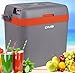 Produktbild DMS® Kühlbox Kühltasche Gefriertasche 33L Getränkebox Wärmebox 12-24V LKW und PKW Zum Kühlen und Warmhalten Geeignet (Grau-Orange)