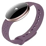 Tianya B16 Mode Frauen Bluetooth Smart Watch Herzfrequenz Monitor Armband für Android IOS, Intelligente Armbanduhr Fitness Tracker Armband Sport Uhr(Schwarz, Blau, Lila)