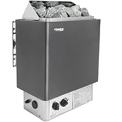 Sauna Poêle Électrique Finnex avec unité de contrôle encastré(4.5KW À l'exclusion des pierres)