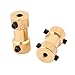 Produktbild DealMux 2Pcs 3 mm bis 2,3 mm Kupfer DIY Motor Wellenkupplung Joint Connector für Elektro-Auto-Spielzeug