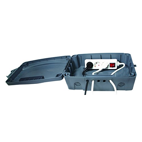 LogiLink Outdoor wetterfeste Elektrik Box, grau, 32x21x11.5 cm, LPS223 - 5