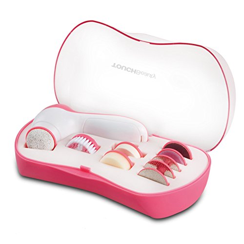Beauty Touch Estuche Eléctrico de Belleza y Limpieza 9 En 1, color Rosa - 10 Piezas
