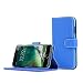 Produktbild iPhone 7 Hülle, Snugg Apple iPhone 7 Klappetui Flip Cover Tasche Leder [Kartenfächer] Schutzhülle Lederbrieftasche Executive Design – Blau, Legacy Range