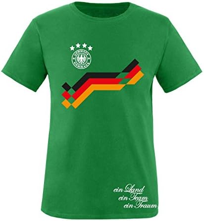 Luckja European Championship 2016 Germany Football Jersey Name and Number Design 11 Men's T-Shirt - Green - Medium