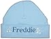 100% Super Soft Double Layered Cotton Personalised Embroidered Baby Hat NOW AVAILABLE IN 2 SIZES