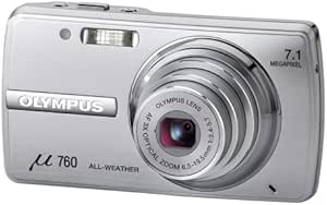 Olympus Mju-760 Digitalkamera (7 Megapixel) Light Silver
