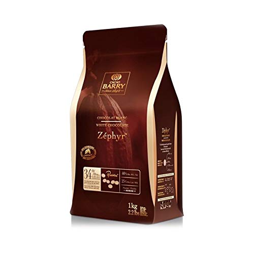Preisvergleich Produktbild Zéphyr, weiße Schokolade, Callets, 34% Kakao, 1 kg