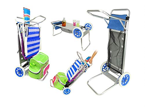 Lola Derek - Carro Portasillas Aluminio 52 X 37 X 105 Cm