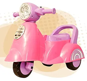 EVOHOME Love Baby Toy Scooter Wheelie Activity Ride-on/ Kids Ride On/ Baby Ride On Toys with Musical Tunes & Light Suitable for Boys & Girls 1 to 5 Years Old Baby Kids Gift