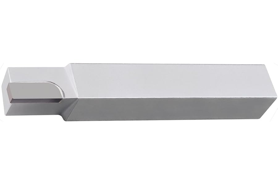 Micro 100 AR-8 Brazed Tool, Right Hand Square Shank Diameter "Style A", 3.500" Length, 1/2" Width, 1/2" Height, Tip Dimension of 1/8" Thick, 1/4" Width, 1/2" Length, 1/32" Radius