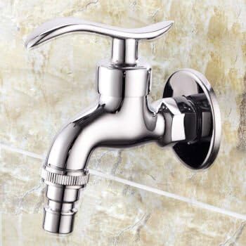 KUHA Simple To Fit Lavatory Single Lever Single Spout Single Cold Mono Brushed Nickle Bathroom Mixer Taps, Taps For Bathroom Sz01