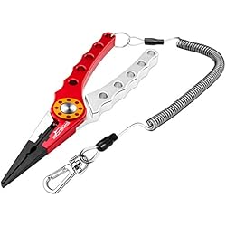 Booms Fishing X1 Alicates de Pesca de Aluminio Cinco Colores Para Elegir