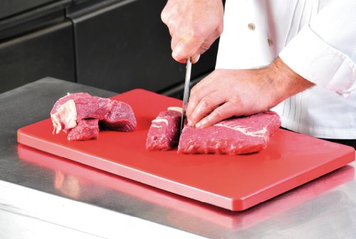 Kesper 30153 HACCP Schneidebrett Kunststoff 53 x 32,5 x 1,5cm, rot - 2