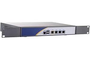 HUNSN Firewall Hardware, VPN, Network Security Appliance, Router PC, Intel J1900, RS17, 4 x Intel Gigabit LAN, 2 x USB, COM, VGA, 2 x Reserved Fan, Barebone, NO RAM, NO Storage, NO System