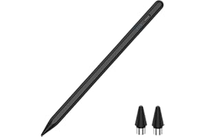 Tomedeks Penna per Tablet,Stylus Pen Tablet Android,Compatibile Samsung/Vivo/Xiaomi/Huawei/Smartphone/Android/iOS Penna Touch Tablette ad Alta Sensibilità e Precisione con 2 Punta Sostituibile