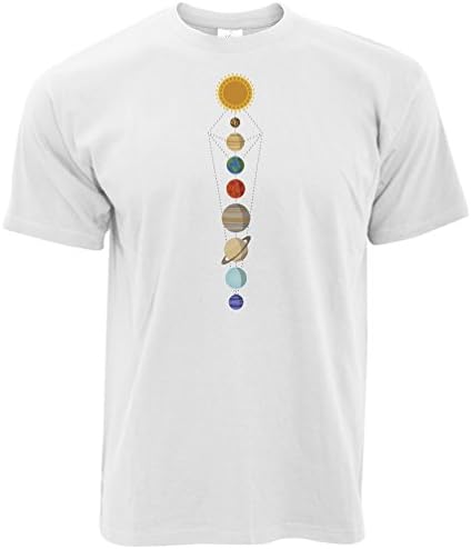 Geometric Solar System Space Art T Shirt