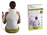 Manta eléctrica para la espalda (100 W, 3 niveles, 62 x 41 cm, lavable,...