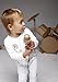 Rockabye-Baby Elvis Gold Foil Sleepsuit (White, 0-3 Months)