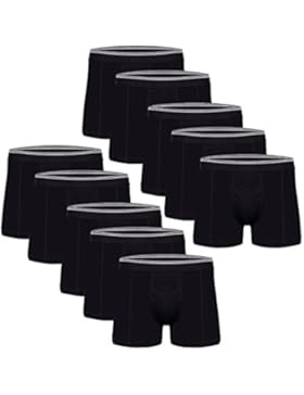 Kendindza Herren Men Baumwolle Boxershorts Unterwäsche Pants 1er 3er 5er 10er Pack