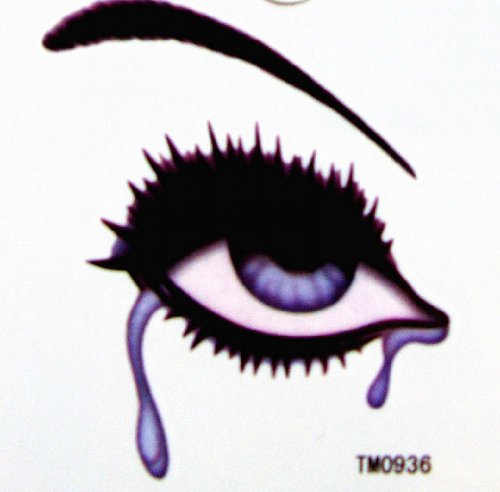 Preisvergleich Produktbild SPESTYLE wasserdicht ungiftig temporäre Tätowierung stickersWaterproof bunten Tattoos Totem Tränen