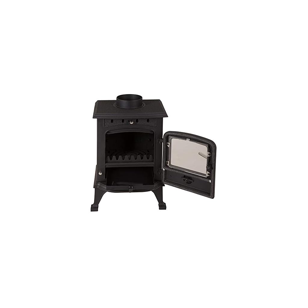 WOODBURNING STOVE 4.5KW HIGH EFFICIENT CAST IRON LOG BURNER MULTIFUEL